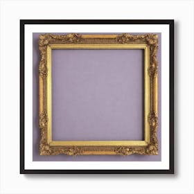 Gold Frame Art Print