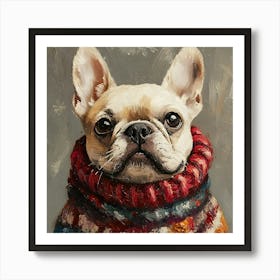 Christmas Frenchie 5 Poster