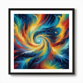 Swirling Vortex Art Print