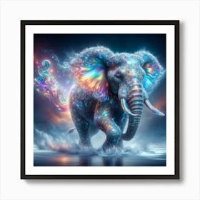 Elephant In The Sky 3 Art Print
