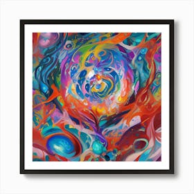 Abstract Painting 48 Art Print