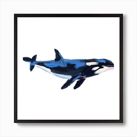 Orca Whale 02 Art Print