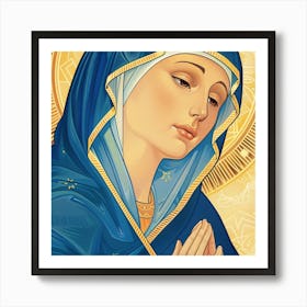 Virgin Mary 2 Art Print