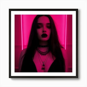 Gothic Girl 6 Art Print