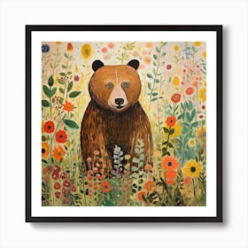 Cute Bear Art Print