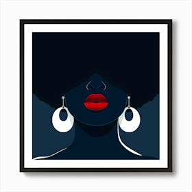 Afro Girl 28 Art Print