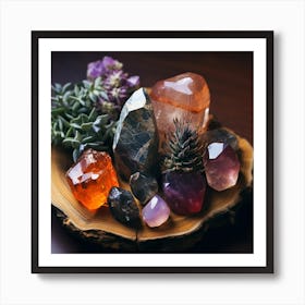 Crystal Cluster Art Print