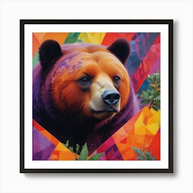 Bear In The Forest Poster