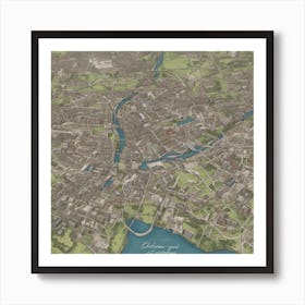 0 Glasgow Map Esrgan V1 X2plus (1) Art Print