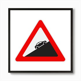 Road Sign.A fine artistic print that decorates the place.30 Art Print