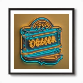 Neon Sign Art Print