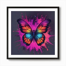 Colorful Butterfly 149 Art Print