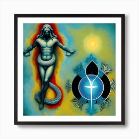 Adam And Eve Art Print