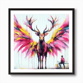 Hirsch6 Art Print