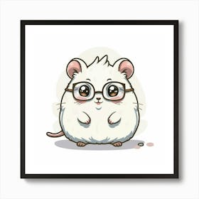 Cute Hamster Art Print