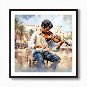 Violinist 5 Art Print