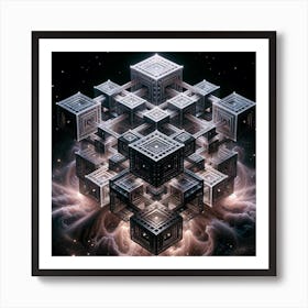 Tesseract Art Print