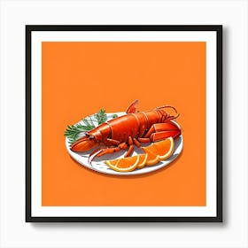 Lobster Canvas Print Art Print