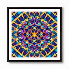 Abstract Mandala 1 Art Print