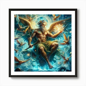 Ancient Greek God Hermes Art Print