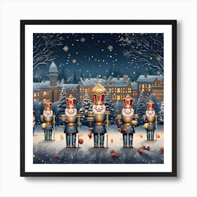 Nutcrackers Art Print