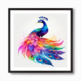 Peacock Art Print