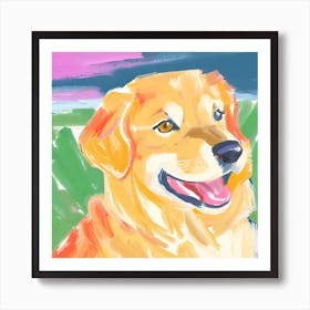 Golden Retriever 04 Art Print