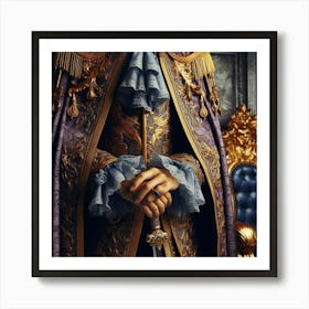 Portrait Of A King Art Print