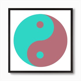 Yin Yang Symbol 37 Art Print