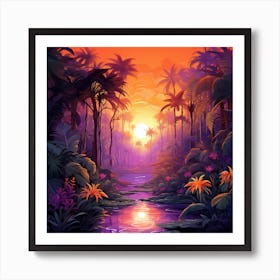 Tropical Beauty Art Print