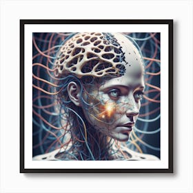 Human Brain 111 Art Print