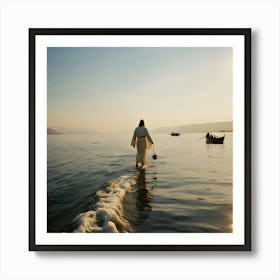 Jesus Walking On The Sea Of Galilee 1 Art Print