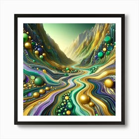 Rainbow River 1 Art Print