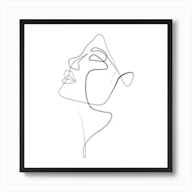 Portrait Of A Woman Art Print Art Print