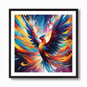 Phoenix Bird 3 Art Print