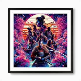 Samurai Warriors 1 Art Print