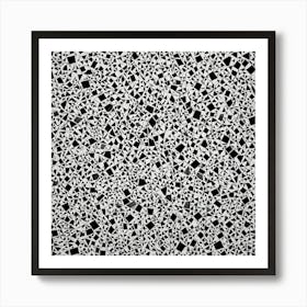 Black and White Abstract Art 100 Art Print