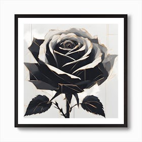 Black Rose 2 1 Art Print