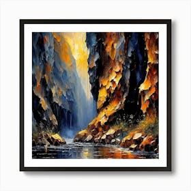 Canyon River Art Print