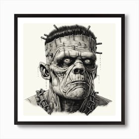 Frankenstein 1 Art Print