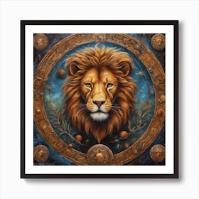 Leo the Lion Art Print