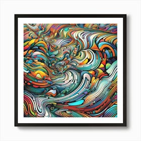 threads of illusion Art Print