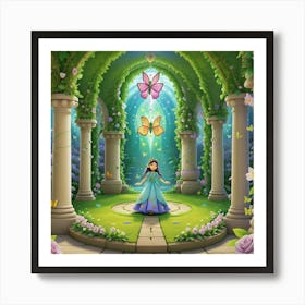 Fairy Garden 1 Art Print