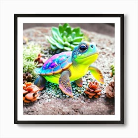 sea ​​turtle Art Print