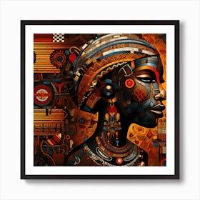 African Woman 32 Art Print