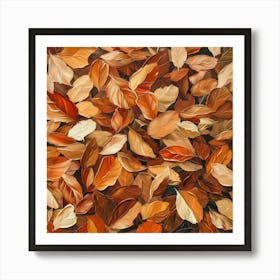 Autumn Leaves 42 Art Print