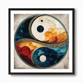 Yin Yang 24 Art Print