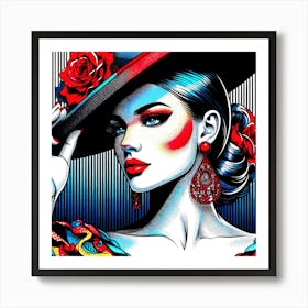 Portrait Artwork 165 Art Print