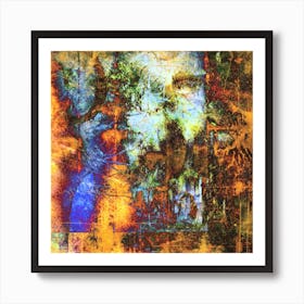 Grunge Abstract Art Print