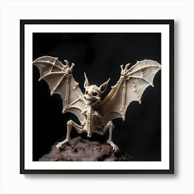 Bat Skeleton Art Print